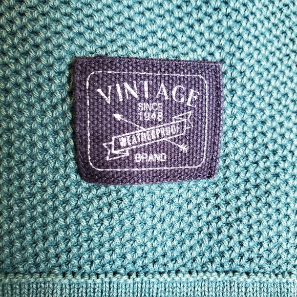 Men's XXL "Weatherproof" Seagreen sweatshirt - Picture 4 of 10